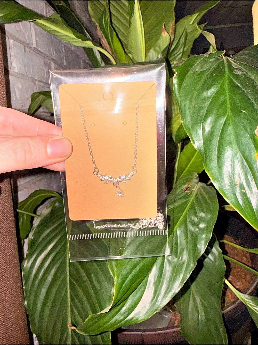 Silver-Tone Pendant Necklace NWT